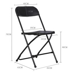 Folding Chair Supplier - Modern White Portable Party Activity