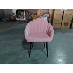 Dining Chair Supplier - Velvet Arm Hotel Restaurant Fabric
