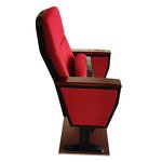 Auditorium Chair Factory - Lecture Hall Folding Wood Armrest