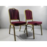 Banquet Hall Chair Supplier - Commercial Stacking Metal Outdoor