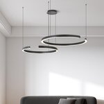 Art Chandelier Supplier - Modern Circle Rose Gold C-Shaped