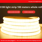 COB Light Strip Supplier - 6000K Daylight 220V Silicone IP65