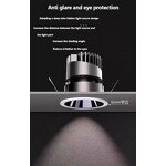 COB LED Downlight Factory - Adjustable 12W-60W DALI Dimmable