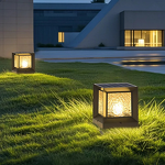 Solar LED Pillar Light Supplier - Modern Waterproof Garden