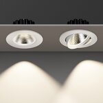 LED Downlight Supplier - 12W COB Recessed Aluminum Commercial