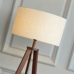 Solid Wood Floor Lamp Supplier - American Retro Integrated Table
