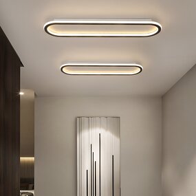 Long Strip Ceiling Light Factory - Modern Minimalist Creative