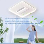 LED Ceiling Fan Light Supplier - Modern Smart 6-Speed Remote