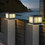 Solar Column Lamp Factory - Minimalist LED Outdoor Courtyard