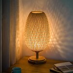 Japanese Bamboo Table Lamp Factory - Zen Style Vintage Decor