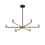 Iron Ceiling Light Factory - American Retro 6-Head Adjustable