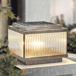 Solar Column Light Supplier - All Copper European Style Warm White