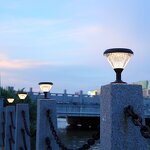 Solar Post Lamp Factory - Modern 4x4 Square Stainless Steel