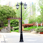Antique Street Lamp Supplier - European Double-Headed LED 3m