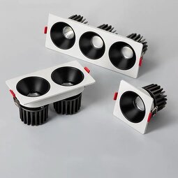 COB LED Downlight Factory - Adjustable 12W-60W DALI Dimmable