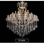 Crystal Chandelier Factory - Customized Gold K9 Modern Hotel