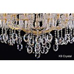 Crystal Chandelier Factory - Customized Gold K9 Modern Hotel