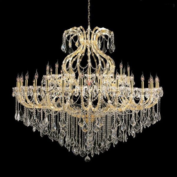 Chandelier Supplier - Custom Golden Maria Theresa Crystal