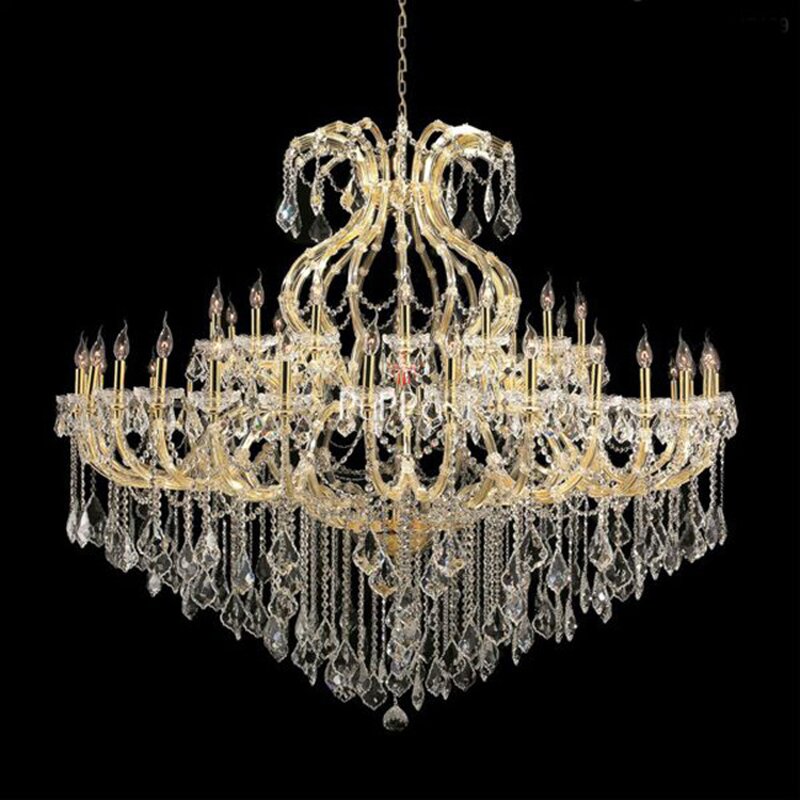 Chandelier Supplier - Custom Golden Maria Theresa Crystal