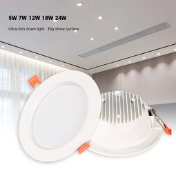 LED Downlights Supplier - Aluminum 5W-24W Spotlights 5 Years