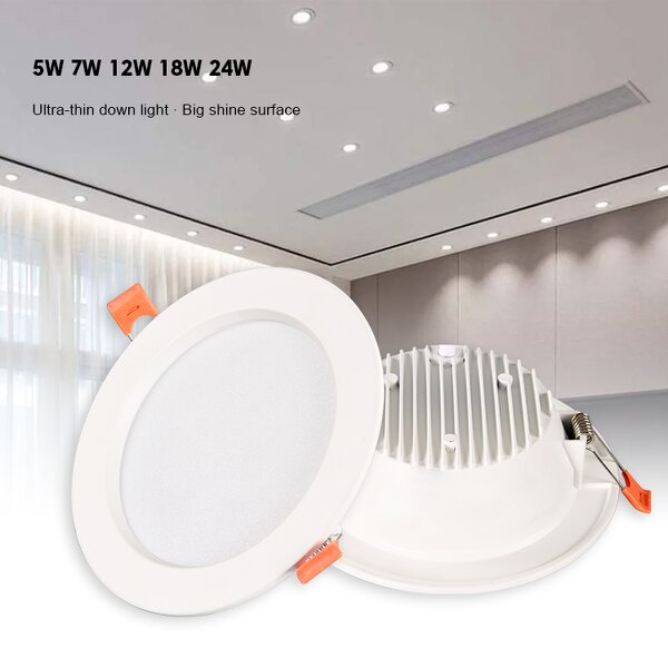 LED Downlights Supplier - Aluminum 5W-24W Spotlights 5 Years