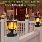 Flame Solar Pillar Light Factory - Rechargeable LED Aluminum Body