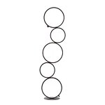 Five Ring Floor Lamp Supplier - Modern LED Three Speed Dimming
