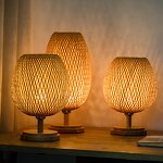 Japanese Bamboo Table Lamp Factory - Zen Style Vintage Decor