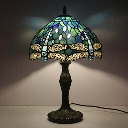 Tiffany LED Table Lamp Supplier - French Style Iron Body