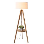 Solid Wood Floor Lamp Supplier - American Retro Integrated Table