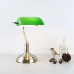 European LED Desk Lamp Factory - Modern Jade Green Retro