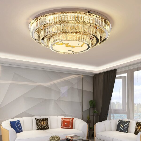Golden Pendant Lighting Factory - Modern Luxury K9 Crystal