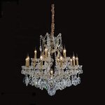Chandelier Supplier - Custom Golden Maria Theresa Crystal