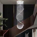 Raindrop Crystal Pendant Light Supplier - Custom Large for Loft