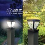 Solar LED Lamp Supplier - Hot-Selling 6-View Decorative Glass