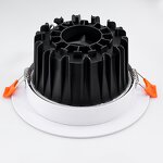 LED Downlight Supplier - 12W COB Recessed Aluminum Commercial