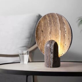 Japanese Table Lamp Supplier - Creative Resin Wood Rock