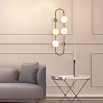 Glass Ball Wall Light Factory - Nordic Minimalist Iron Paper Clip