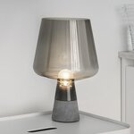 Smoky Mushroom Table Lamp Supplier - Factory Glass LED AC