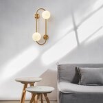 Glass Ball Wall Light Factory - Nordic Minimalist Iron Paper Clip