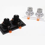 Square Gimbal Spotlight Factory - 110V-220V COB Modern Recessed