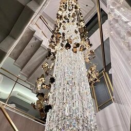 Large Crystal Pendant Light Factory - Customized Luxury for Hotel