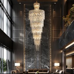 Crystal Ceiling Light Factory - Modern Luxury Multi-Tiered