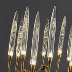 Luxury Floor Lamp Supplier - Gold Hotel Designer Iron LED