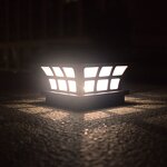 Solar Fence Lamp Supplier - IP65 Waterproof Square LED