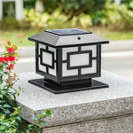 Solar Pillar Light Factory - Aluminum IP65 E27 Base Night Lawn