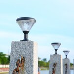 Solar Post Lamp Factory - Modern 4x4 Square Stainless Steel