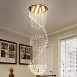 Raindrop Crystal Pendant Light Supplier - Custom Large for Loft