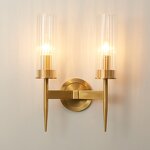 Golden Glass Wall Light Factory - Durable Crystal Tube Hotel