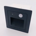 Motion Sensor Wall Light Supplier - 86x86 Smart PIR 3W Kitchen